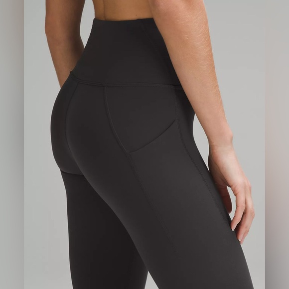 Wunder Train High-Rise Tight with Pockets 28" Graphite Grey Size 14 - Picture 3 of 5